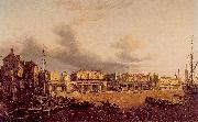 Paul, John View of Old London Bridge as it was in 1747 France oil painting artist